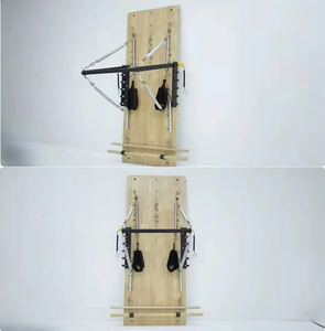 CE認証取得済み 壁掛け式ピラティスハーフタワー 耐久性のあるポータブルスプリングストレッチボディユニット 木製 調整可能 ピラティススタジオ用 - Product Image 3