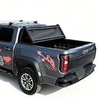 Bâche de benne souple pliable en trois parties Benext pour Ford Ranger, Hilux, Amarok, Tacoma – Couverture de caisse de camion en PVC sans perçage, accessoire de pick-up verrouillable