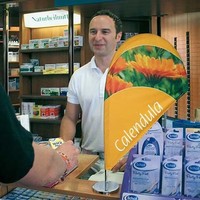 Настольный флажок-капля с индивидуальной печатью