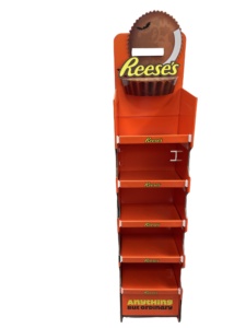 Custom Supermarket Halloween Snack <strong>Display</strong> <strong>Racks</strong> Cardboard Pop Floor <strong>Display</strong> Stand Cookies Chips <strong>Candy</strong> Cardboard <strong>Display</strong> <strong>Shelf</strong> - Product Image 3