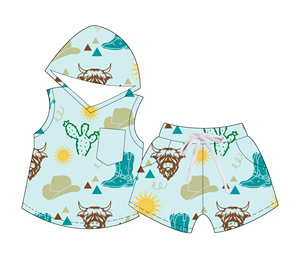 Nuovi Arrivi: Set Sportivo Personalizzato per Bambini, Felpa Senza Maniche e Pantaloni, <span class=keywords><strong>Abbigliamento</strong></span> Traspirante e Morbido per Primavera/Estate - Product Image 4