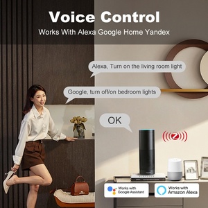 Interruptor de Parede <span class=keywords><strong>Smart</strong></span> Life ZigBee com Botão de Pressão 1 2 <span class=keywords><strong>3</strong></span> Gangue para Controle Remoto por Voz via APP Alexa Google Home Sem Fio Neutro - Product Image 2