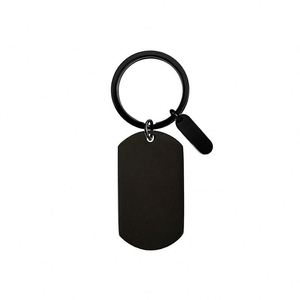 Stainless Steel Keychain 49x28mm UV Printing DIY Laser Tag Blank Stainless Steel Keychain - Product Image 5