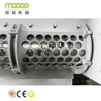 Déchiqueteur à arbre unique haute performance à lames décalées en V avec contrôle intelligent PLC pour cordes en fibre et filets de pêche