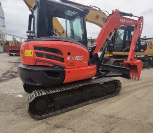 Original Kubota 5Ton Mini Maquinaria Agrícola Usado Kubota 165 Excavadora sobre orugas de segunda mano kubota165 Excavadora - Product Image 3