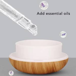 USB Aroma Oil Diffuser Wood <b>Electric</b> Humidifier Ultrasonic Air Humidifier Mini Aromatherapy LED Light Mist Maker for Home - Product Image 3