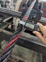 Câble en acier flexible 6x37+FC de 18-32 mm pour la fixation de filets de pêche, l'attachage, le regroupement et la mise en paquet – Corde marine