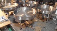 Table de travail rotative en acier inoxydable de 1,0 m, 1,2 m, 1,5 m, robuste, pour la fin de la ligne d'emballage