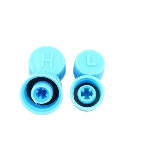 ฝาครอบวาล์วแรงดันสูง AC สีฟ้าอ่อนพร้อมซีลยาง ขนาด 19.2 มม. ฝาครอบป้องกันพลาสติกสำหรับช่องเติมน้ำยาแอร์รถยนต์ - Product Image 5