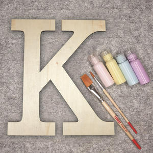 Fabricação De Madeira Inacabada Letra E 12 polegadas Grande Alfabeto Em Branco para DIY Home Party Classroom Decoração Da Parede Dropshipping - Product Image 1