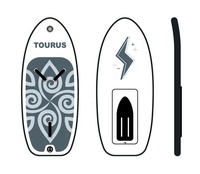 TOURUS 6 'x 33 "X 5" Planche de surf gonflable à foil Planche de surf de taille personnalisée Feuille de surf hydro