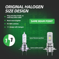 Bombilla LED H4 Plug and Play sin Errores, con Ventilador de Refrigeración Canbus, CSP3570, Luz LED para Auto de 360 Grados, 6000K