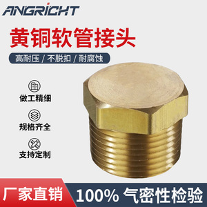 Brass <b>Adapter</b> 1/4 Npt Male Female Round For Water Connections - Product Image 5