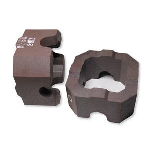 Brique <span class=keywords><strong>de</strong></span> <span class=keywords><strong>magnésie</strong></span> chromée <span class=keywords><strong>de</strong></span> haute qualité, haute performance à haute température, résistance à l'érosion, pour four à verre, régénérateur, découpe haute performance - Product Image 3