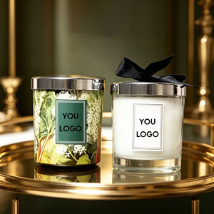 Bougies parfumées de marque tendance, bougies parfumées avec logo personnalisé pour la décoration de bureau - Product Image 6