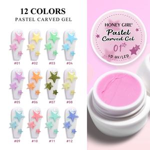 HONEY GIRL Gel de modelage pour ongles sans colle, sans HEMA, résine pour sculpture d'ongles, gel de sculpture 3D, collection personnalisée - Product Image 4