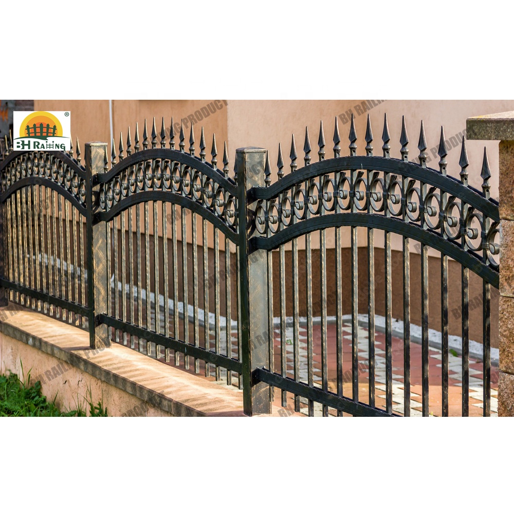 Popular Design Decorative Wrought Iron Fence - BH RAILING PRODUCT, image size:1000x1000