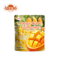 Mango Cube Kauwgommetjes met Echt Fruit Sap Private Label OEM Groothandel Fabriek Directe Fabrikant Exporteur