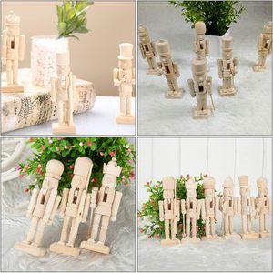 Noël en bois inachevé <span class=keywords><strong>casse</strong></span>-<span class=keywords><strong>noisette</strong></span> Figurines bricolage blanc non peint <span class=keywords><strong>casse</strong></span>-<span class=keywords><strong>noisette</strong></span> marionnette noyer <span class=keywords><strong>soldat</strong></span> ornement décoration - Product Image 6