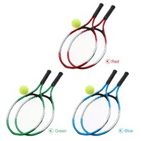 Raquettes de Tennis et cordes pour enfant, 2 pièces, avec 1 ballon de Tennis et housse