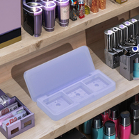 Emballages personnalisés entièrement transparents en ABS pour fards à paupières et anticernes, avec bouchon à clapet, tubes en plastique imprimés en sérigraphie