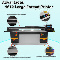 Impresora de Formato Grande UV LED de Cama Plana, Impresión Directa en Cajas de Regalo, Botellas, Cartón KT, Acrílico, Plástico, con Cámara CCD