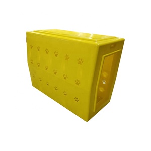 Maison pour chien en plastique personnalisée d'usine OEM ODM, robuste et écologique, taille et logo personnalisables pour l'extérieur - Product Image 3