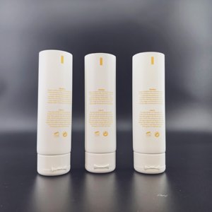 Tube souple vide en plastique de 45 ml et 50 ml, Ø35 mm, à remplir par l'extrémité, pour emballage de masques de soin du visage, tube rond avec bouchon à clapet orientable - Product Image 2