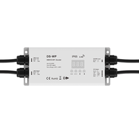 Décodeur DMX512-SPI et contrôleur RF avec affichage numérique de type PWM pour bandes LED, compatible DMX et connexion LED