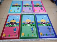 Ensemble Tapis de Prière Musulman pour Enfants Chapelet Islamique Compteur Numérique Bague Caméra Cadeau Ramadon pour l'Aïd