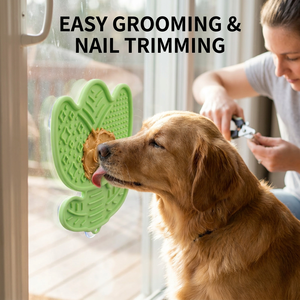 Tapis de léchage pour chien en silicone à ventouse puissante, modèle <span class=keywords><strong>Tulipe</strong></span>, pour le bain, le toilettage et la distraction pendant la coupe des ongles - Product Image 1