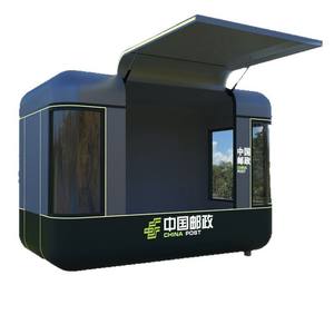 Boutique de thé au lait de pomme créative contemporaine à la mode du fabricant Kiosque de café de rue commercial extérieur Magasin pop-up Villa Gym - Product Image 5