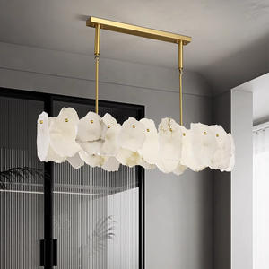 Tempat lilin LED marmer tembaga semua, pencahayaan Modern dan sederhana untuk ruang tamu, ruang makan, vila dan dekorasi rumah - Product Image 4