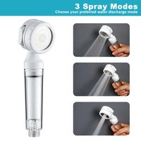 Douche à main filtrante pour camping-car, 3 modes de pulvérisation, réglage à une touche, compacte, portable, haute pression, simple/triple, pour 1 toilette, salle de sport