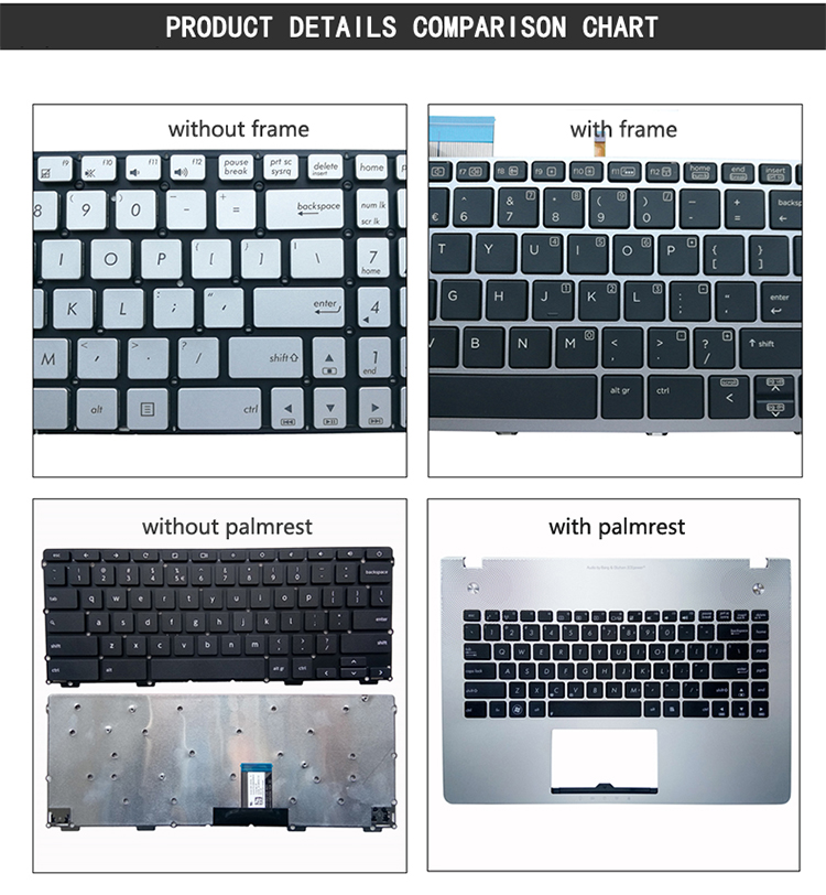 Clavier AZERTY + plasturgie de dessus pour Asus UX390UA 90NB0CZ3-R31FR1
