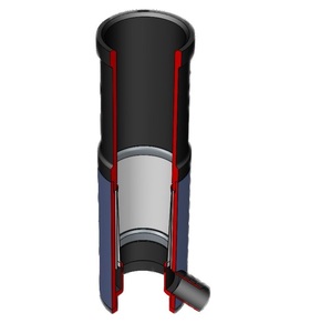 RWH AISI 304 316 CF8 CF8M Geflanschter Regenwasser-Sammelfilter ANSI B16.10 ANSI150 LB 300LB JIS B2002 JIS10K 20K OEM - Product Image 3