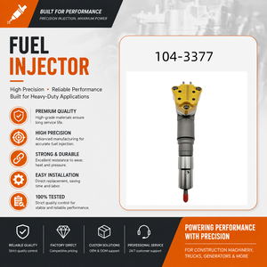 Injecteur de carburant 104-3377 174-7526 111-7916 138-8754 0R-8624 pour <span class=keywords><strong>Caterpillar</strong></span> 3408E 3412E 769D 773D 775D 631E 633E II 637E <span class=keywords><strong>651E</strong></span> 657E - Product Image 1