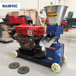 Macchina a Pellet di alimentazione Diesel 160 a 3 <span class=keywords><strong>rulli</strong></span> di tipo 100-150KGH piccola azienda agricola animale pollame bestiame mangime Pellet Mill per uso domestico - Product Image 5