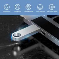 Memoria USB 2.0 de 16GB/32GB con Logotipo Personalizado, Metálica, para Regalo Empresarial, Función Especial, Modelo Clásico, Pendrive
