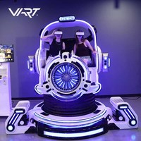 Nuevo Equipo de Entretenimiento, Simulador de Arcade VR 360, Máquina de Vuelo con Realidad Virtual 9D