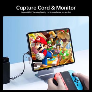 Tarjeta <span class=keywords><strong>de</strong></span> Captura <span class=keywords><strong>de</strong></span> Video HDMI 4K, Dispositivo <span class=keywords><strong>de</strong></span> Captura USB 3.0 Tipo C, <span class=keywords><strong>Grabador</strong></span> <span class=keywords><strong>de</strong></span> <span class=keywords><strong>Juegos</strong></span> <span class=keywords><strong>de</strong></span> Baja Latencia para Transmisión en Vivo, Grabación <span class=keywords><strong>de</strong></span> <span class=keywords><strong>Juegos</strong></span> <span class=keywords><strong>de</strong></span> <span class=keywords><strong>PC</strong></span> y Cámara - Product Image 3
