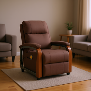 Sillón de Masaje Marrón, Masaje Corporal Completo, Enchufable, Uso Doméstico, Control Remoto Inalámbrico - Product Image 2