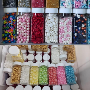 Perle di Zucchero Commestibili Multicolore e di Vari Stili, Decorazioni per Torte, Sprinkles e Perle di Zucchero per Pasticceria, Vendita all'Ingrosso - Product Image 5