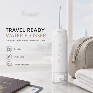 Mini <span class=keywords><strong>Irrigador</strong></span> Bucal <span class=keywords><strong>de</strong></span> <span class=keywords><strong>Viaje</strong></span>, <span class=keywords><strong>Irrigador</strong></span> Dental Inalámbrico, Tanque Extraíble <span class=keywords><strong>de</strong></span> 180 ml, Boquilla Giratoria <span class=keywords><strong>de</strong></span> 360°, <span class=keywords><strong>Irrigador</strong></span> Oral Impermeable IPX7 - Product Image 1