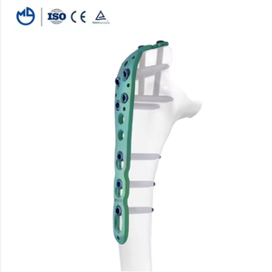 Sistem Implan Fiksasi Kompresi Trauma Fraktur Tulang Bedah Ortopedi Titanium VA <span class=keywords><strong>Distal</strong></span> Lateral Tibia Locking Plate - Product Image 6