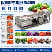Machine de lavage de sacs d'emballage pour usine alimentaire commerciale, nettoyeur à bulles d'air pour fruits et légumes, équipement de nettoyage alimentaire