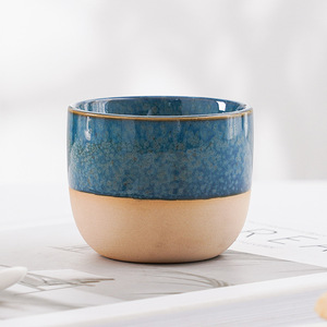 Tasses à café en céramique japonaise <span class=keywords><strong>tasse</strong></span> à café <span class=keywords><strong>expresso</strong></span> en céramique colorée faite à la main arabe écologique pour les cadeaux - Product Image 3