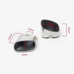 Un Par de Tubos de Escape <span class=keywords><strong>X5</strong></span> de Acero Inoxidable 304, Puntas de Silenciador para Automóvil <span class=keywords><strong>BMW</strong></span> <span class=keywords><strong>X5</strong></span> E70 07~10 - Product Image 2
