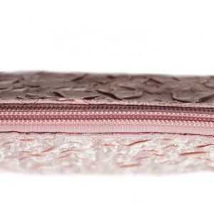 Bolsa de Cosméticos Pequeña de Fábrica BSCI, Elegante y Espaciosa, Bolsa de Maquillaje con Cierre, Estuche para Lápiz Labial, Bolsa de Aseo Rosa Impermeable para Viaje - Product Image 4