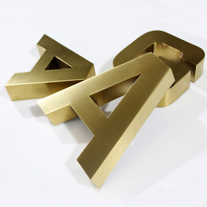 SP SIGN produttore personalizzato <span class=keywords><strong>3D</strong></span> lettera del negozio in acciaio inox segno retroilluminato edificio Business segno Logo all'aperto negozio di metallo lettera - Product Image 1